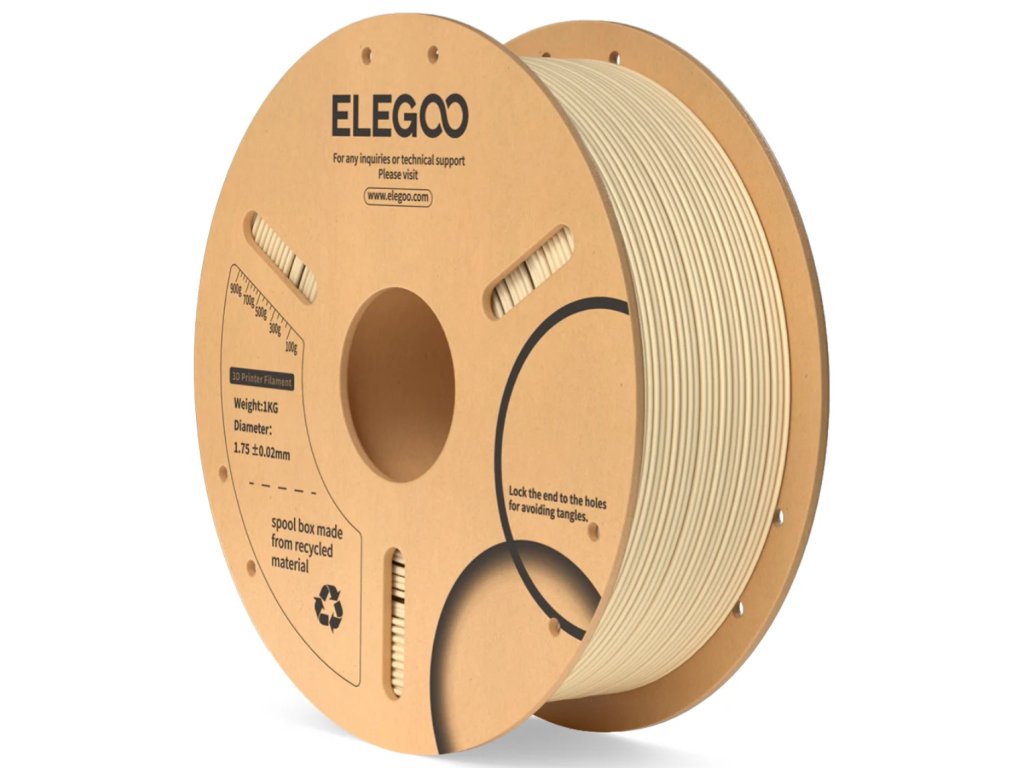 Filament ELEGOO PLA 1,75 mm 1 kg, Béžová