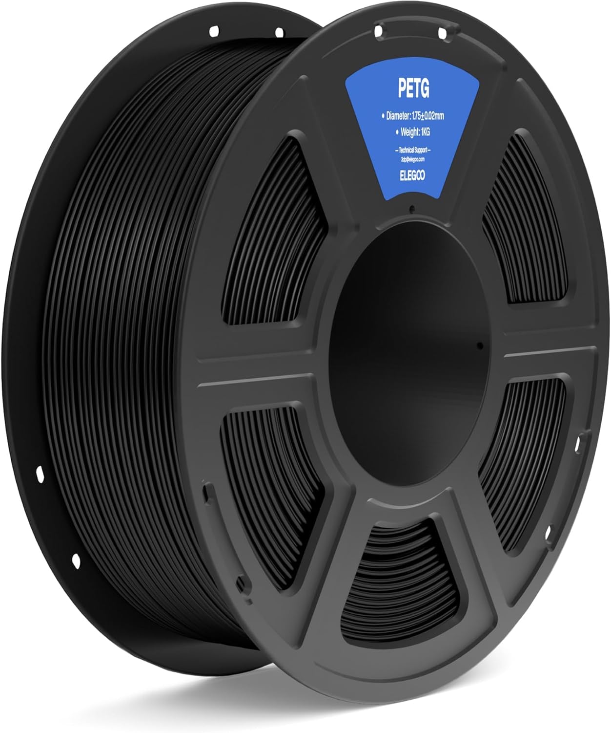 Filament ELEGOO PETG - ABS špulka 1,75 mm 1 kg, Černá