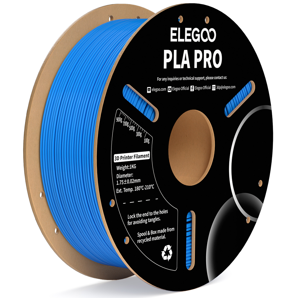 Levně Filament ELEGOO PLA PRO 1,75 mm 1 kg, Světle modrá