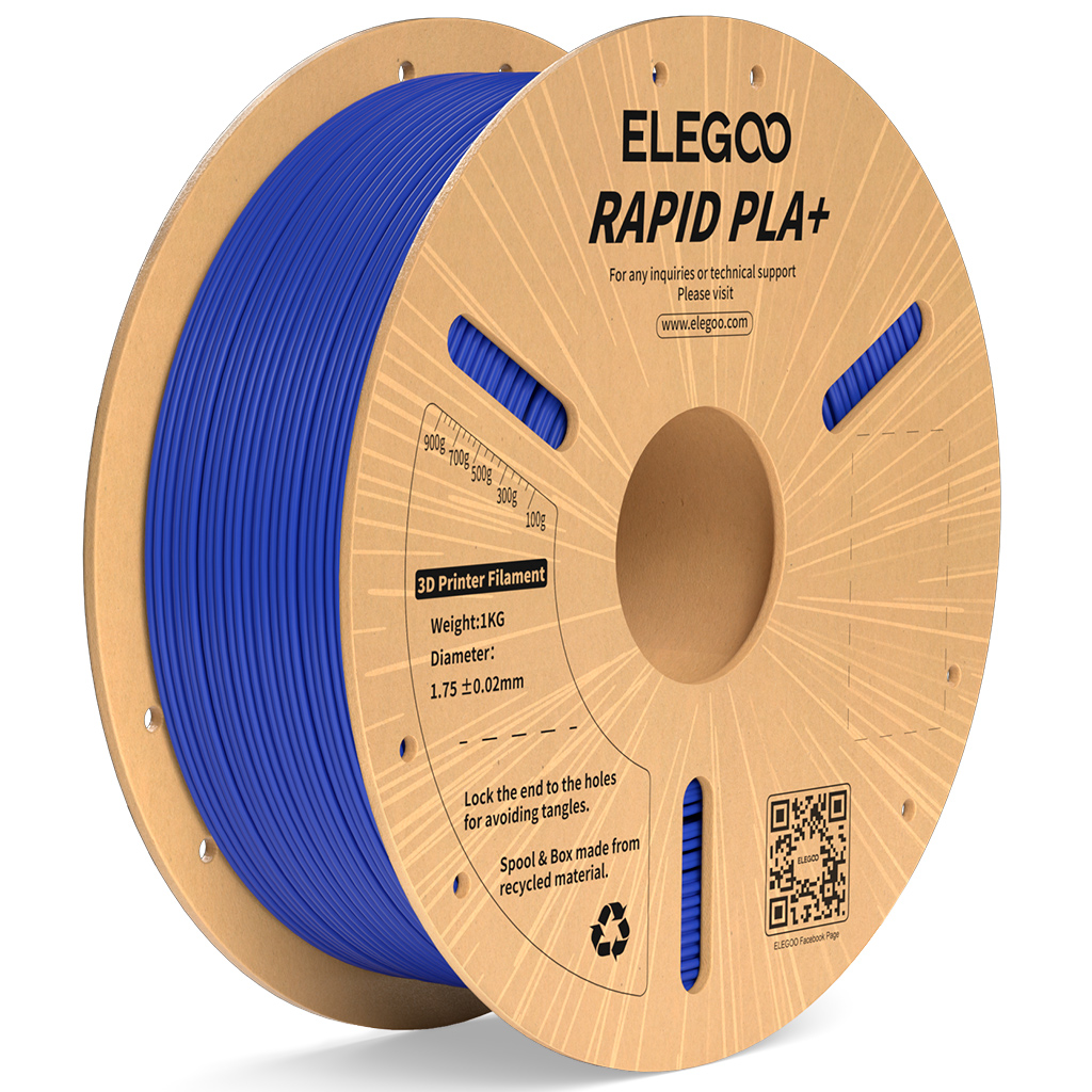 Levně Filament ELEGOO Rapid PLA+ 1,75 mm 1 kg, Modrá
