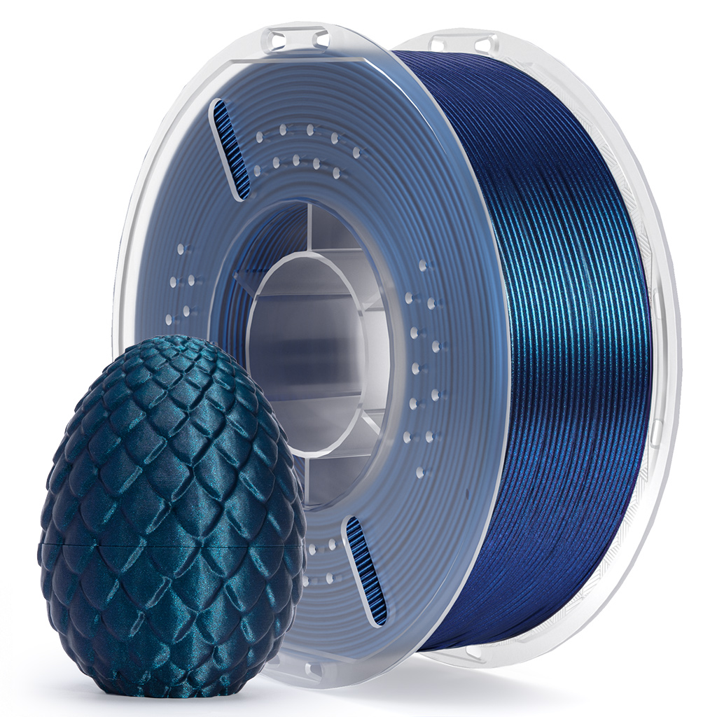 Levně Filament ELEGOO PLA 1,75 mm 1 kg, Paví modř