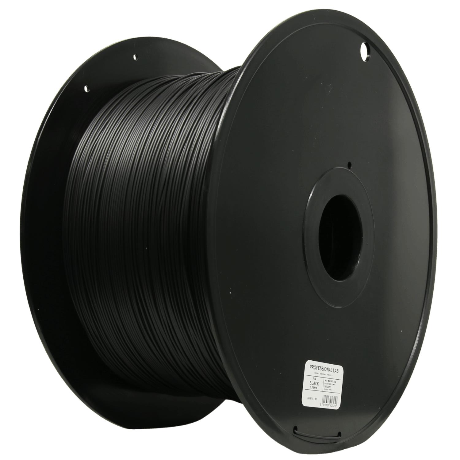 Levně Filament Professional Lab PLA 1,75 mm 5 kg, Černá
