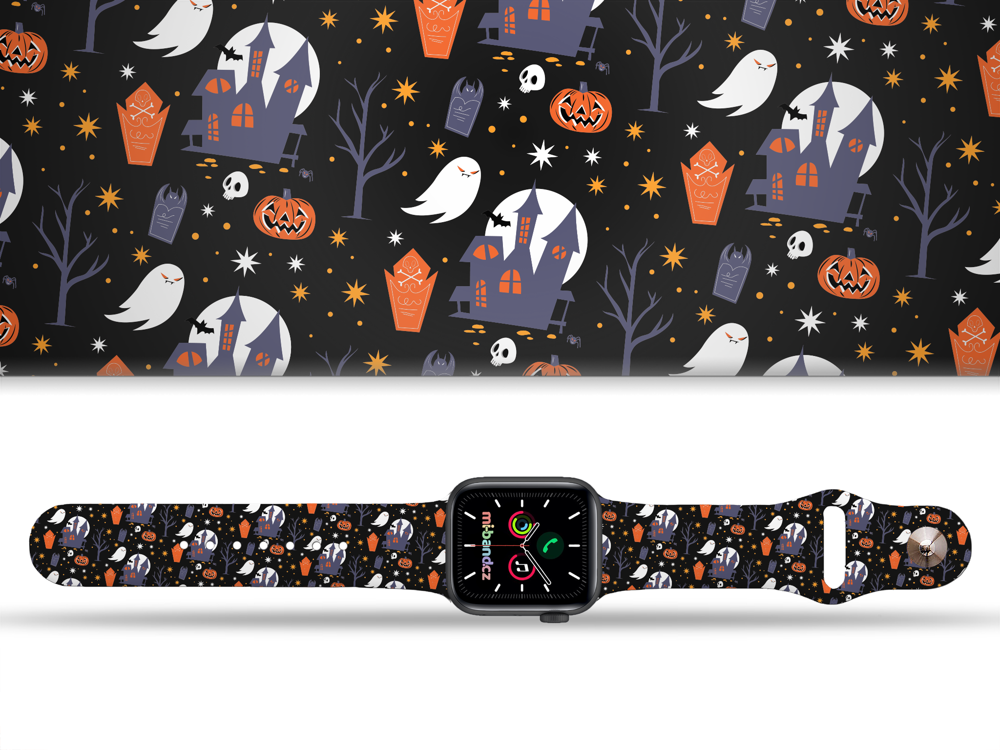 Apple watch řemínek Strašidelný dům - 42/44/45/49mm