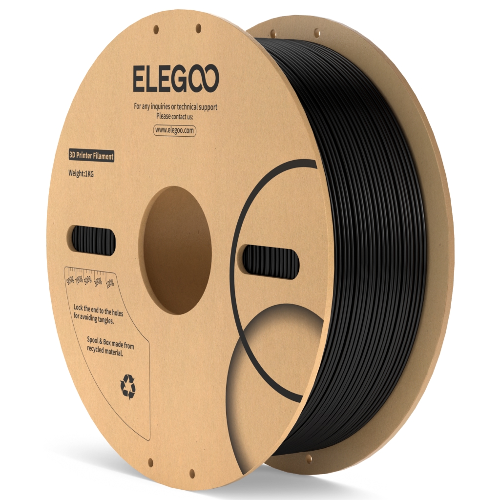 Levně Filament ELEGOO ABS 1,75 mm 1 kg, Černá