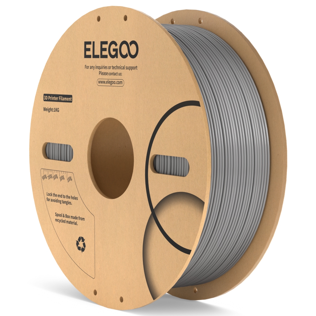 Levně Filament ELEGOO ABS 1,75 mm 1 kg, Šedá