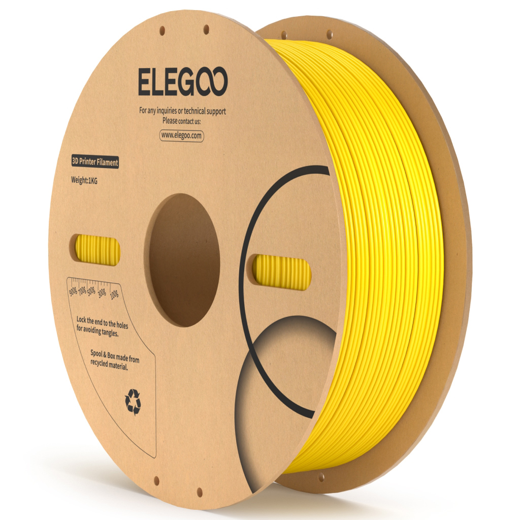 Levně Filament ELEGOO ABS 1,75 mm 1 kg, Žlutá