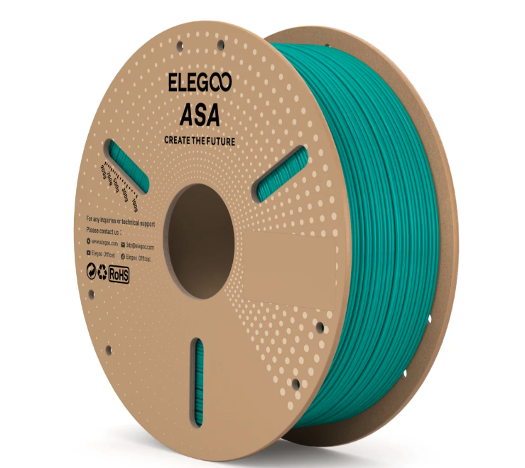 Levně Filament ELEGOO ASA 1,75 mm 1 kg, Zelená