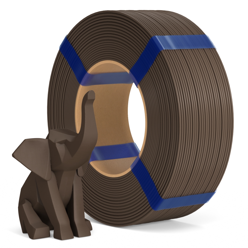 Levně Filament ELEGOO Basic PLA 1,75 mm 1 kg, Kakaově hnědá