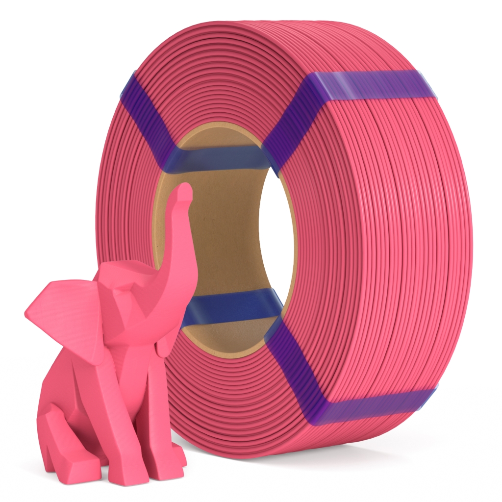 Levně Filament ELEGOO Basic PLA 1,75 mm 1 kg, Tmavě růžová