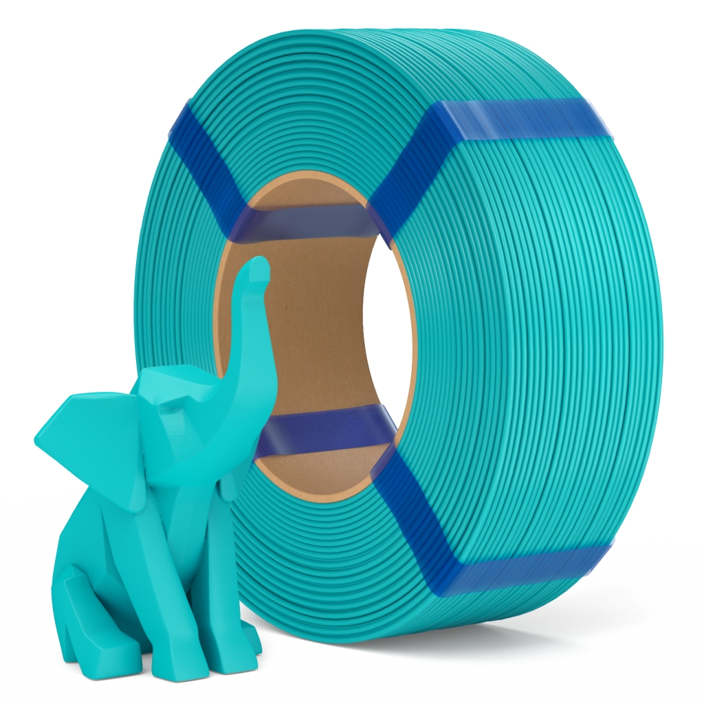 Levně Filament ELEGOO Basic PLA 1,75 mm 1 kg, Tyrkysová