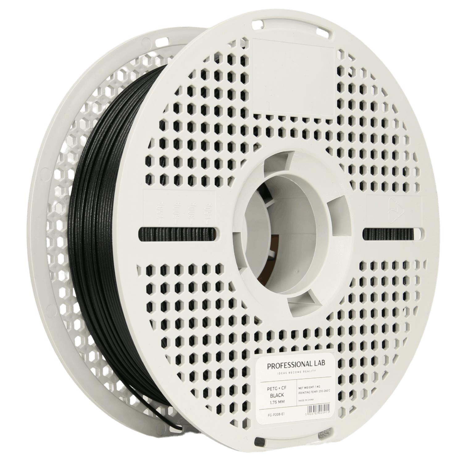 Filament Professional Lab PETG+CF 1,75 mm 1 kg, Černá