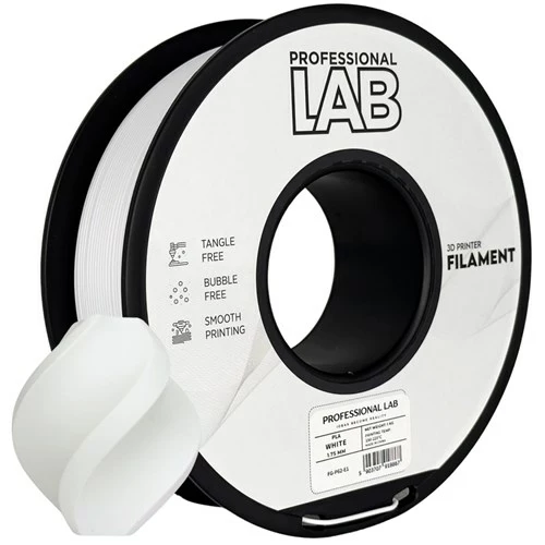 Filament Professional Lab PLA 1,75 mm 1 kg, Bílá
