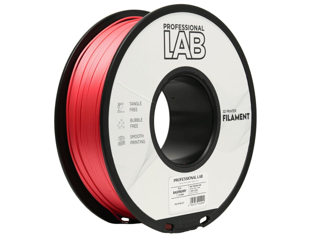 Filament Professional Lab PLA 1,75 mm 1 kg, Malinová