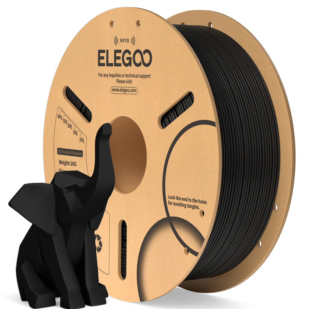 Filament ELEGOO PLA RFID 1,75 mm 1 kg, Černá