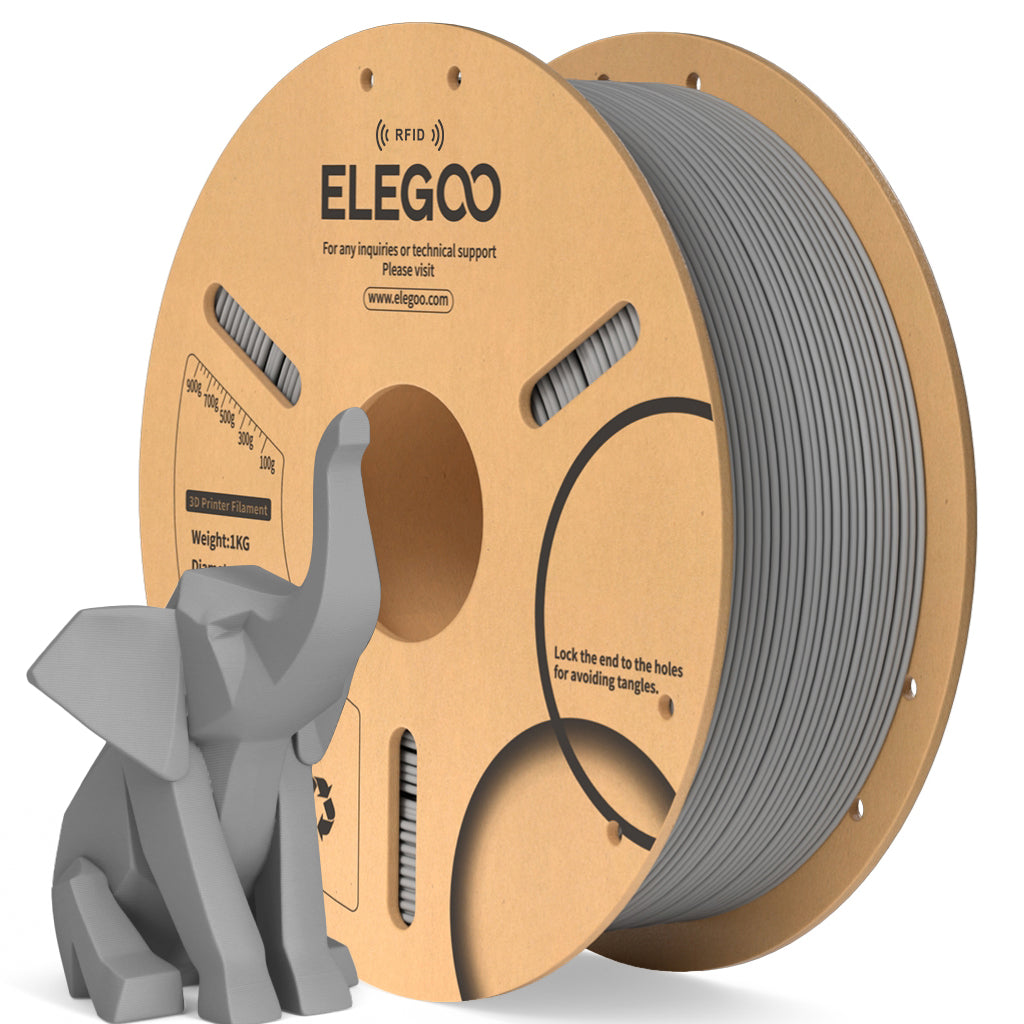 Filament ELEGOO PLA RFID 1,75 mm 1 kg, Šedá