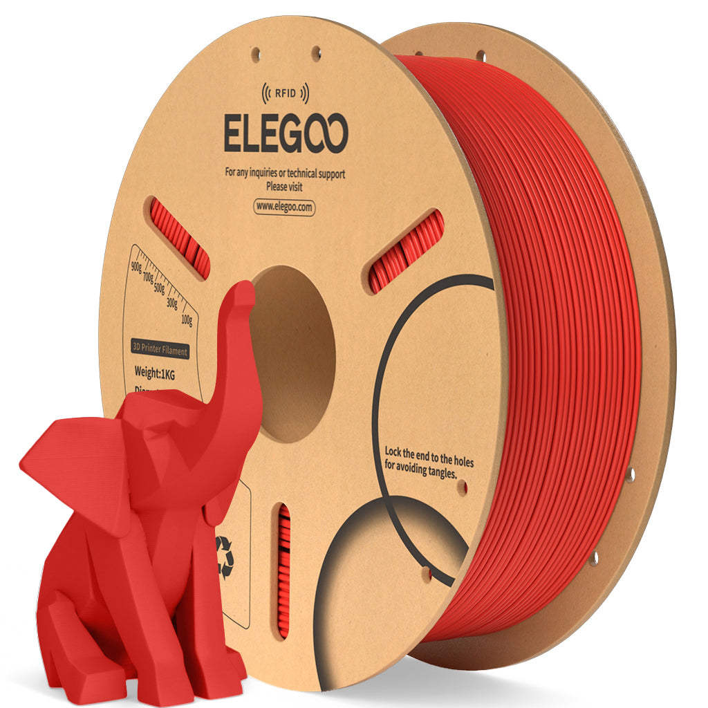 Filament ELEGOO PLA RFID 1,75 mm 1 kg, Červená