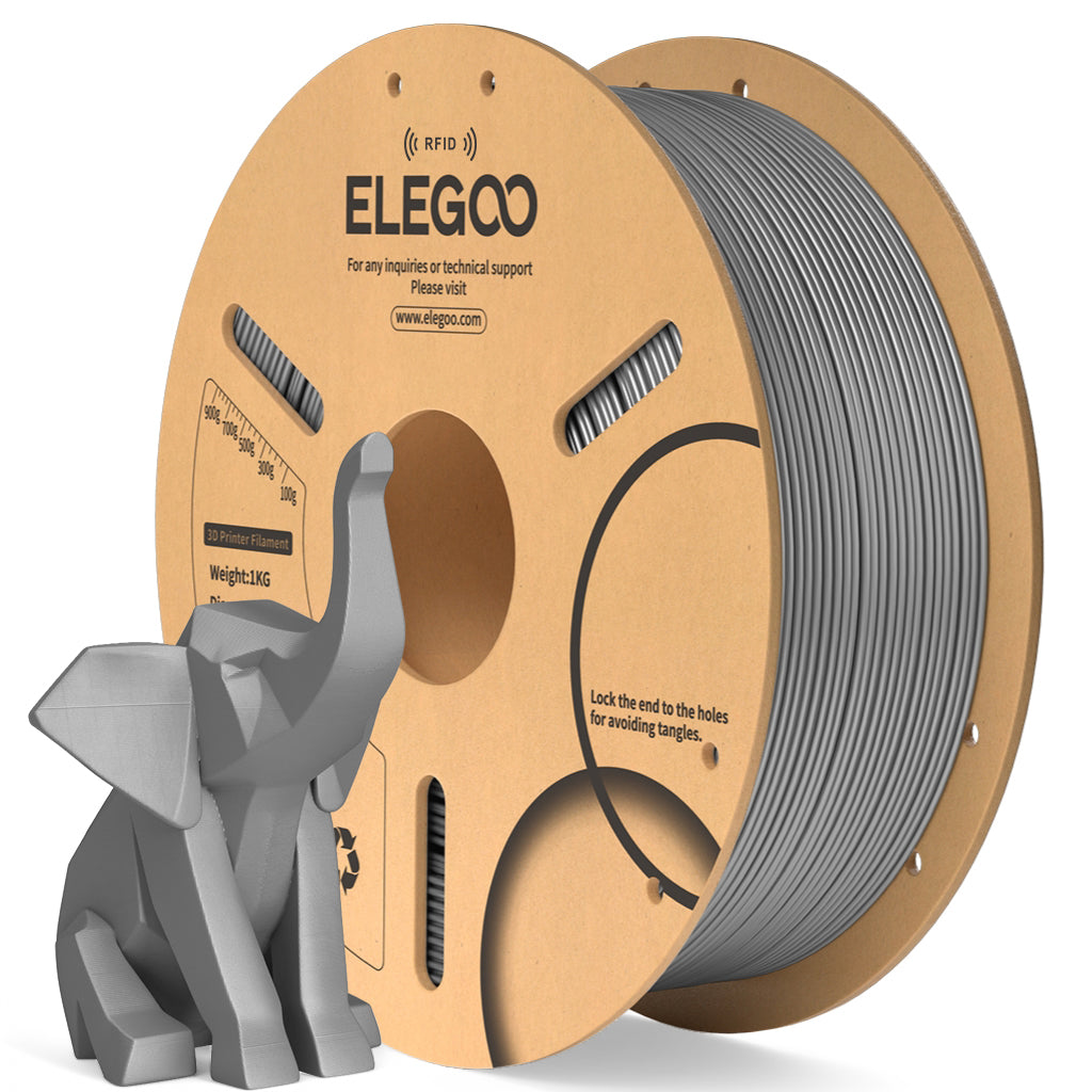 Filament ELEGOO PLA RFID 1,75 mm 1 kg, Vesmírně šedá