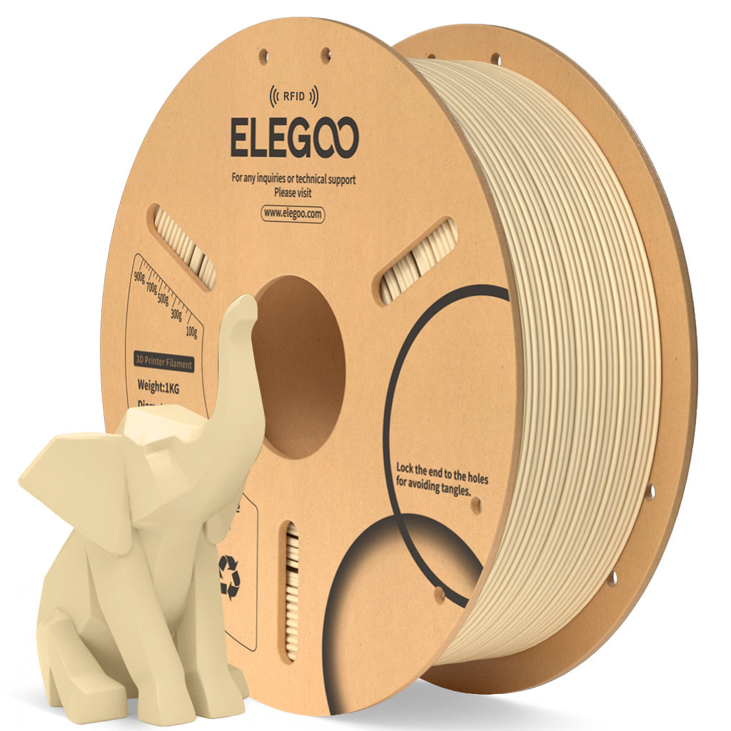 Filament ELEGOO PLA RFID 1,75 mm 1 kg, Béžová