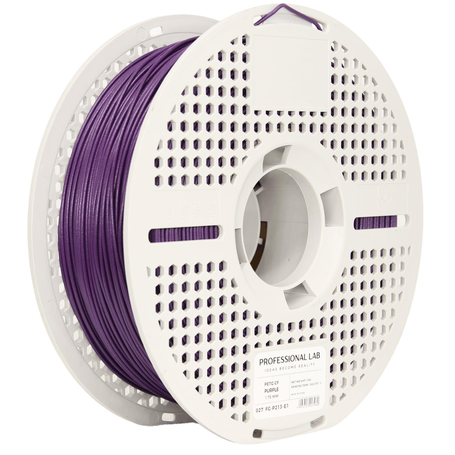 Filament Professional Lab PETG+CF 1,75 mm 1 kg, Fialová
