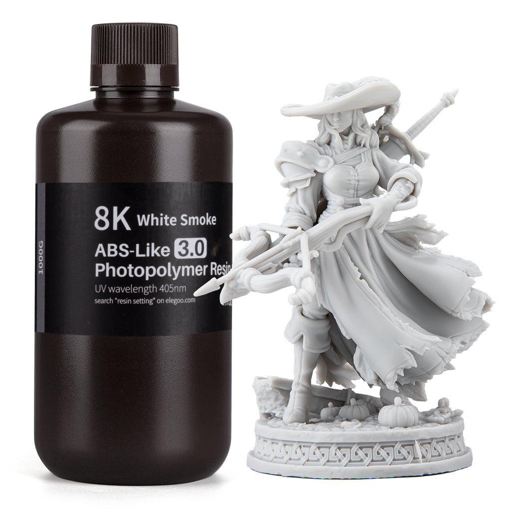 Resin ABS-Like 3.0 8K kouřově bílá 1 kg – Elegoo