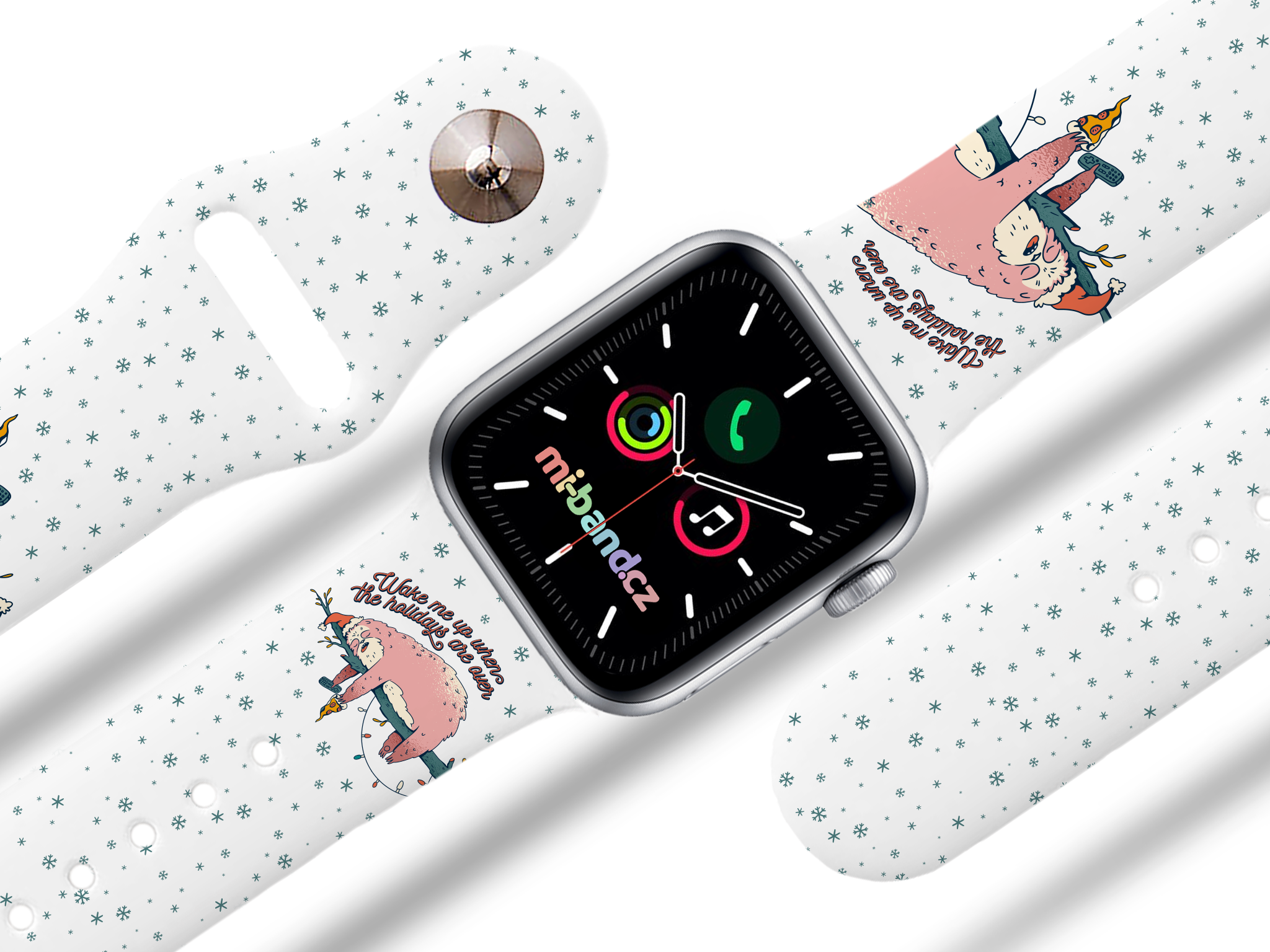 Apple watch řemínek Vzbuďte mě až svátky skončí - 38/40/41mm