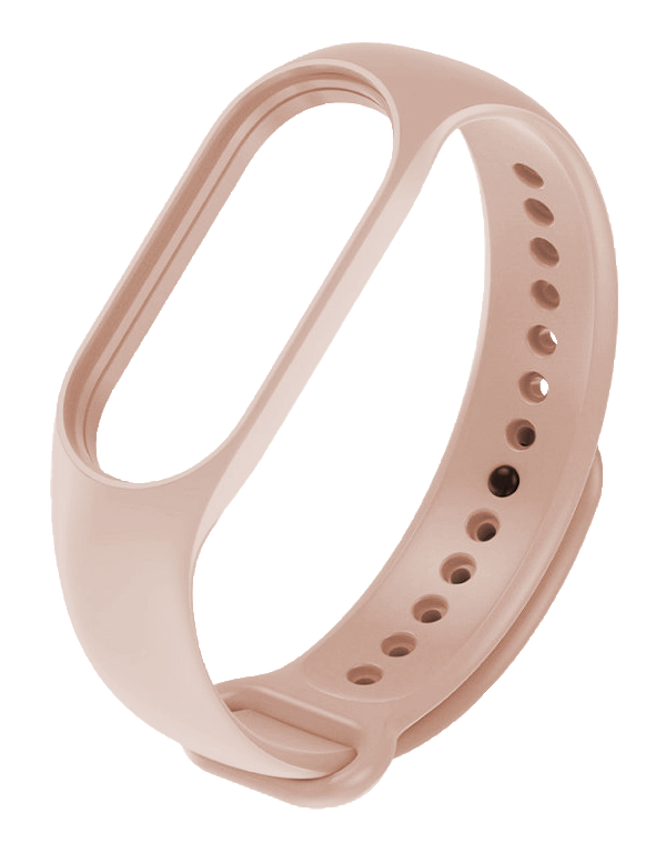JBMB Náhradní náramek Mi Band 7/6/5 jednobarevný Barva náramku: Lososová