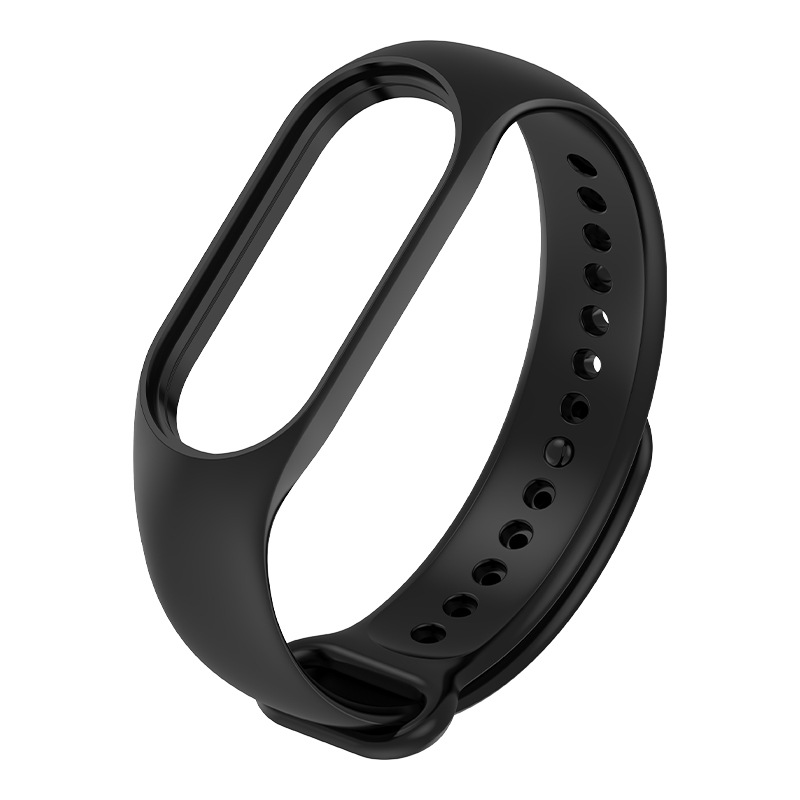 Náhradní náramek Mi Band 7/6/5 jednobarevný - Černá -