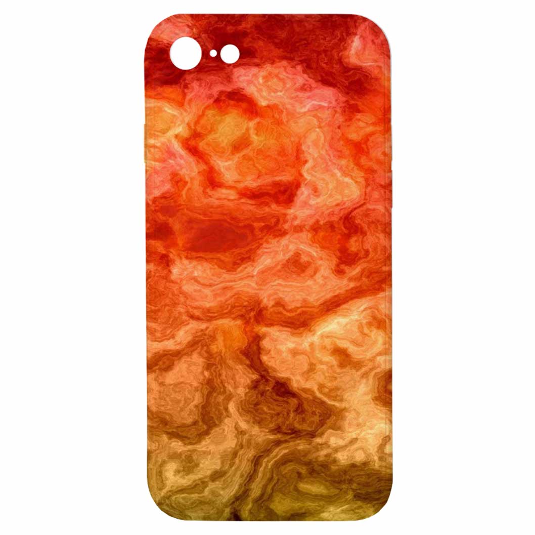 Levně Kryt Ohnivý mramor pro iPhone 7/8/SE2020