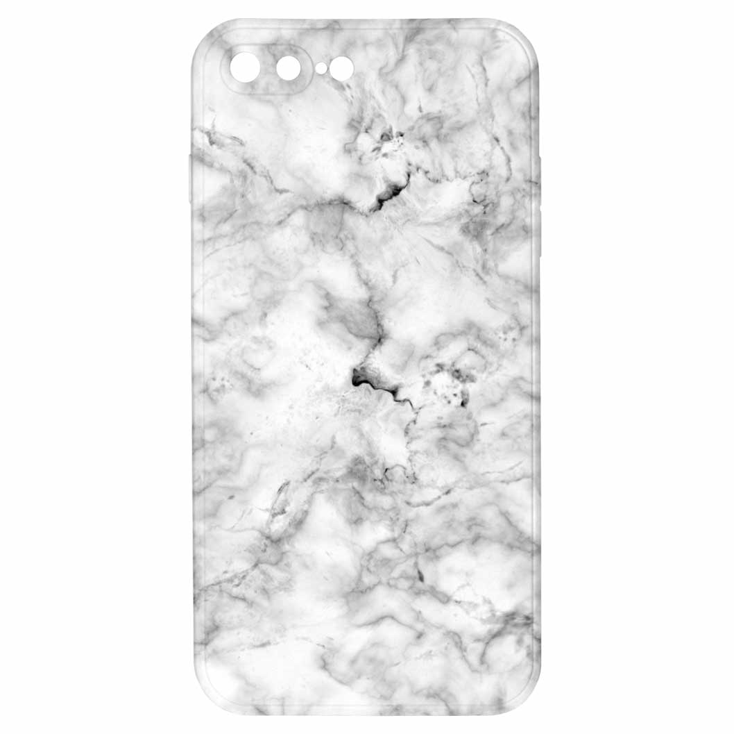 Levně Kryt Šedý mramor pro iPhone 7/8 Plus