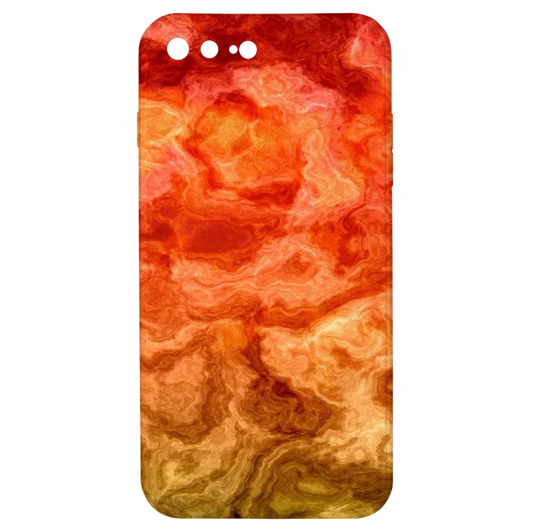 Levně Kryt Ohnivý mramor pro iPhone 7/8 Plus