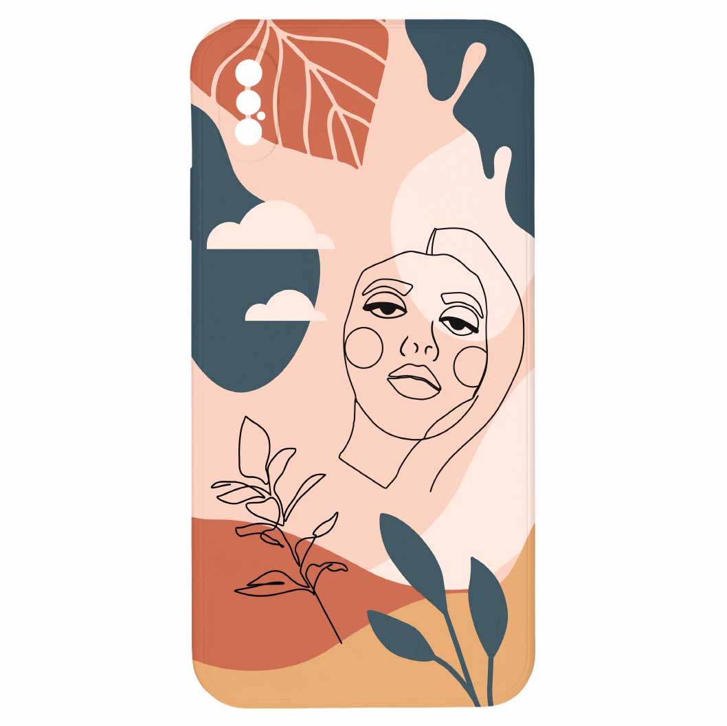 Levně Kryt Dívka v abstrakci pro iPhone XS Max
