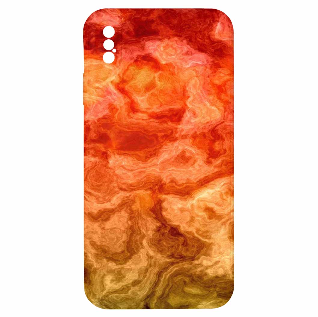 Levně Kryt Ohnivý mramor pro iPhone XS Max