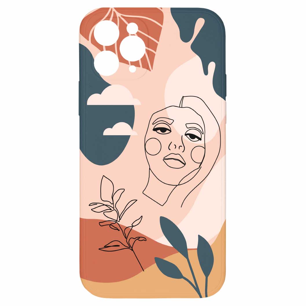 Levně Kryt Dívka abstrakt pro iPhone 11 Pro Max