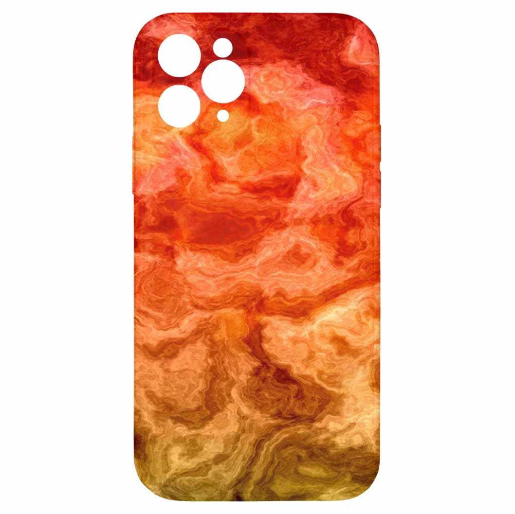 Levně Kryt Ohnivý mramor pro iPhone 11 Pro Max