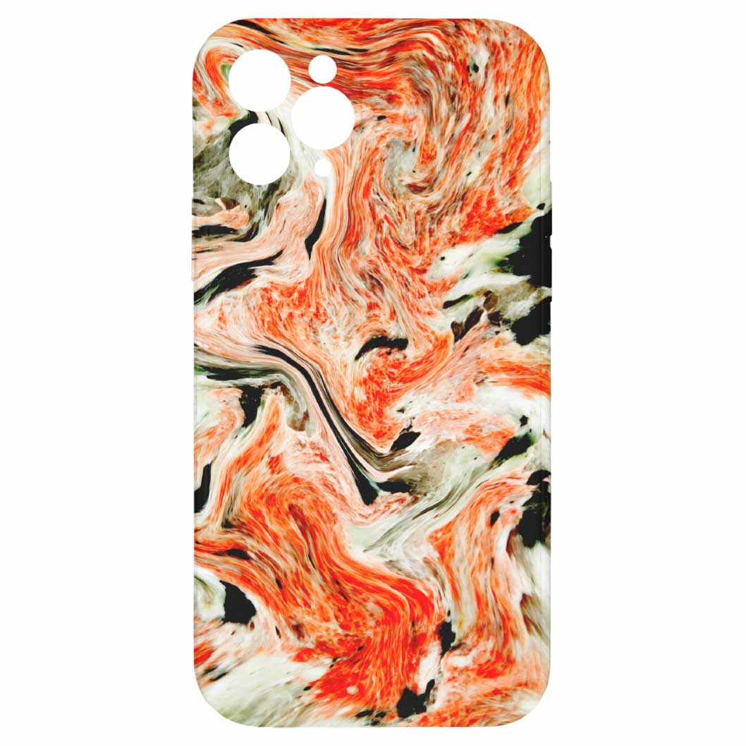 Levně Kryt Oranžový mramor pro iPhone 11 Pro Max