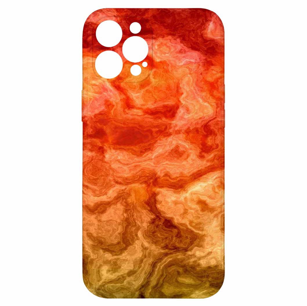 Levně Kryt Ohnivý mramor pro iPhone 12 Pro Max
