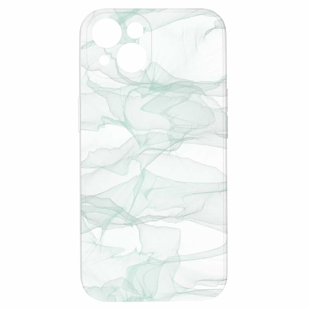 Levně Kryt Zelený mramor pro iPhone 13