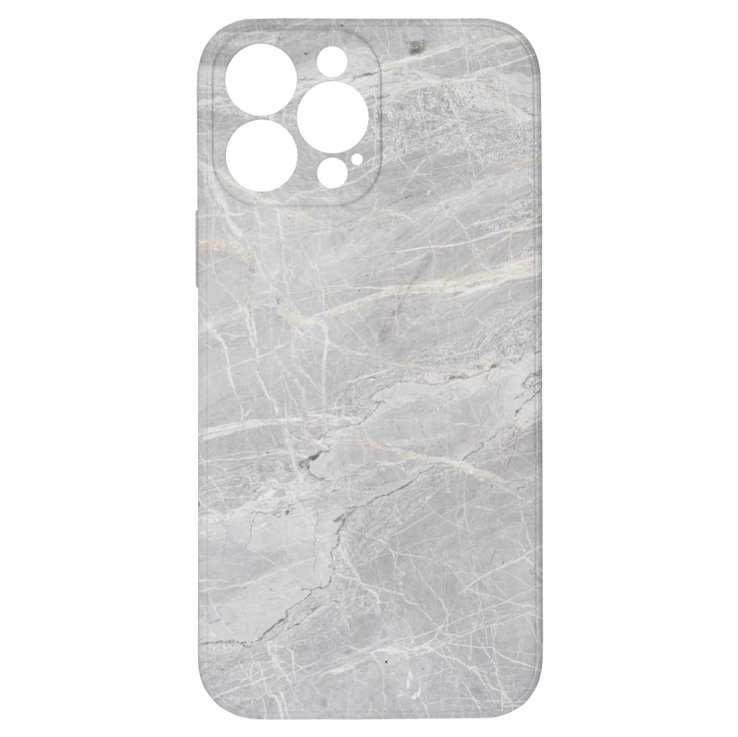 Levně Kryt Světle šedý mramor pro iPhone 13 Pro Max