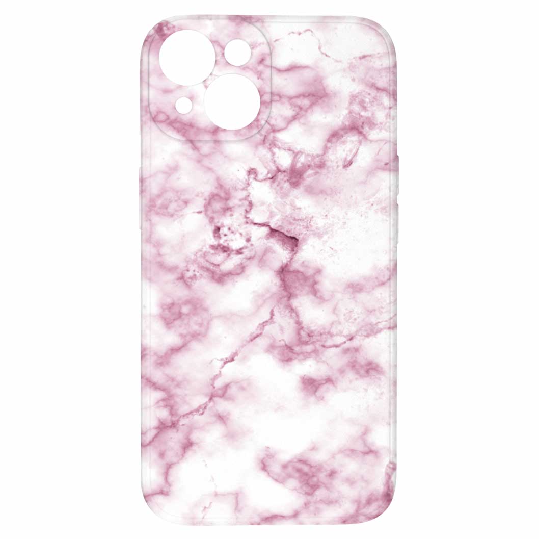Levně Kryt Růžový mramor pro iPhone 14