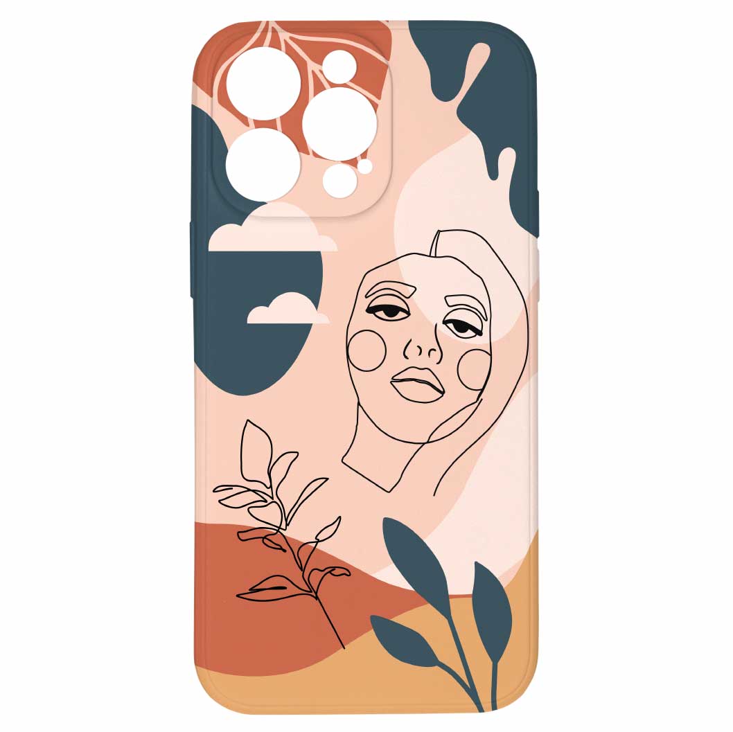 Levně Kryt Dívka v abstrakci pro iPhone 14 Pro Max