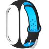 EF náhradní náramek pro Mi Band 3/4 (Barevná varianta Černo-modro-bílá)