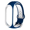 EF náhradní náramek pro Mi Band 3/4 (Barevná varianta TmavěModro-Bílá)
