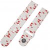 ČERVENÉ MRAKY řemínek 20 mm0219 K43 WHT A