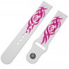 PINK TATTOO řemínek 20 mm0051 M08 WHT A