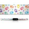 Náhradní náramek Mi band 3/4/5/6/7 Barevné pacičkyNáhradní náramek Mi band 3/4/5/6  Barevné pacičky bílý