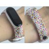 Náhradní náramek Mi band 3/4/5/6/7 Barevní kohoutiNáhradní náramek Mi band 3/4/5/6 Barevní kohouti bílý