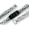 Náhradní náramek Mi band 3/4/5/6 Dinosaurus z pixelů bílý