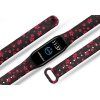 Náhradní náramek Mi band 3/4/5/6 Sakura černý