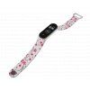 Náhradní náramek Mi band 3/4/5/6 Sakura bílý