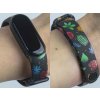 Náhradní náramek Mi band 3/4/5/6/7 Barevné listy podzimuNáhradní náramek Mi band 3/4/5/6 Barevné listy podzimu černý